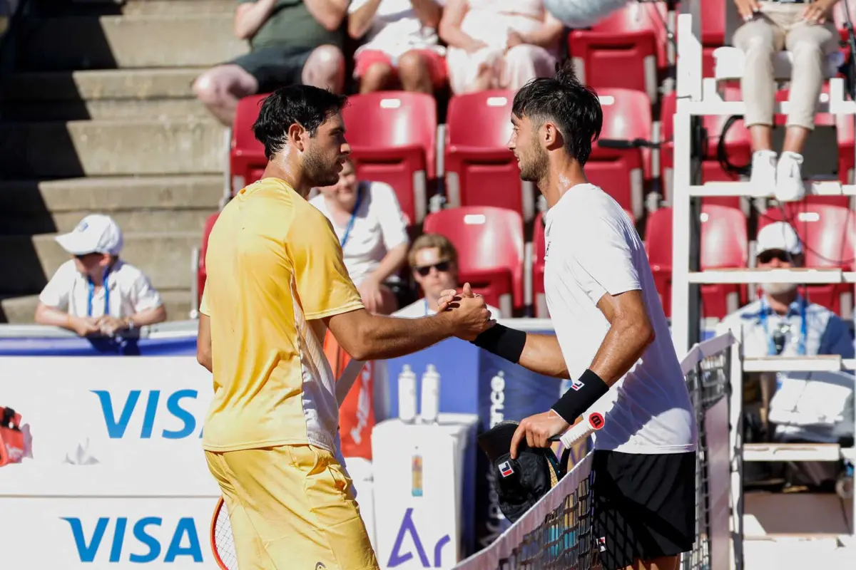 Nuno Borges, à esquerda (Créditos: AFP)