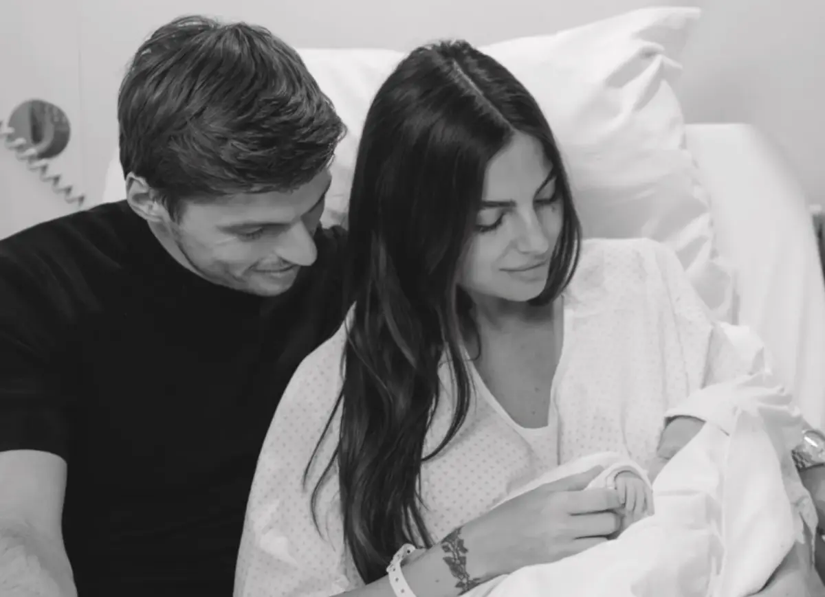 Imagem de contexto do artigo Max Verstappen já é pai: "Bem-vinda ao mundo, doce Lily"