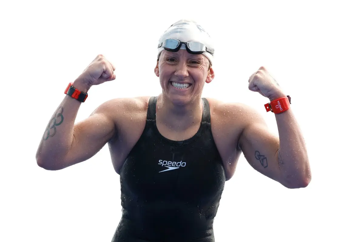 Imagem de contexto do artigo Angélica André e Diogo Cardoso vencem 10 km do Nacional de águas abertas