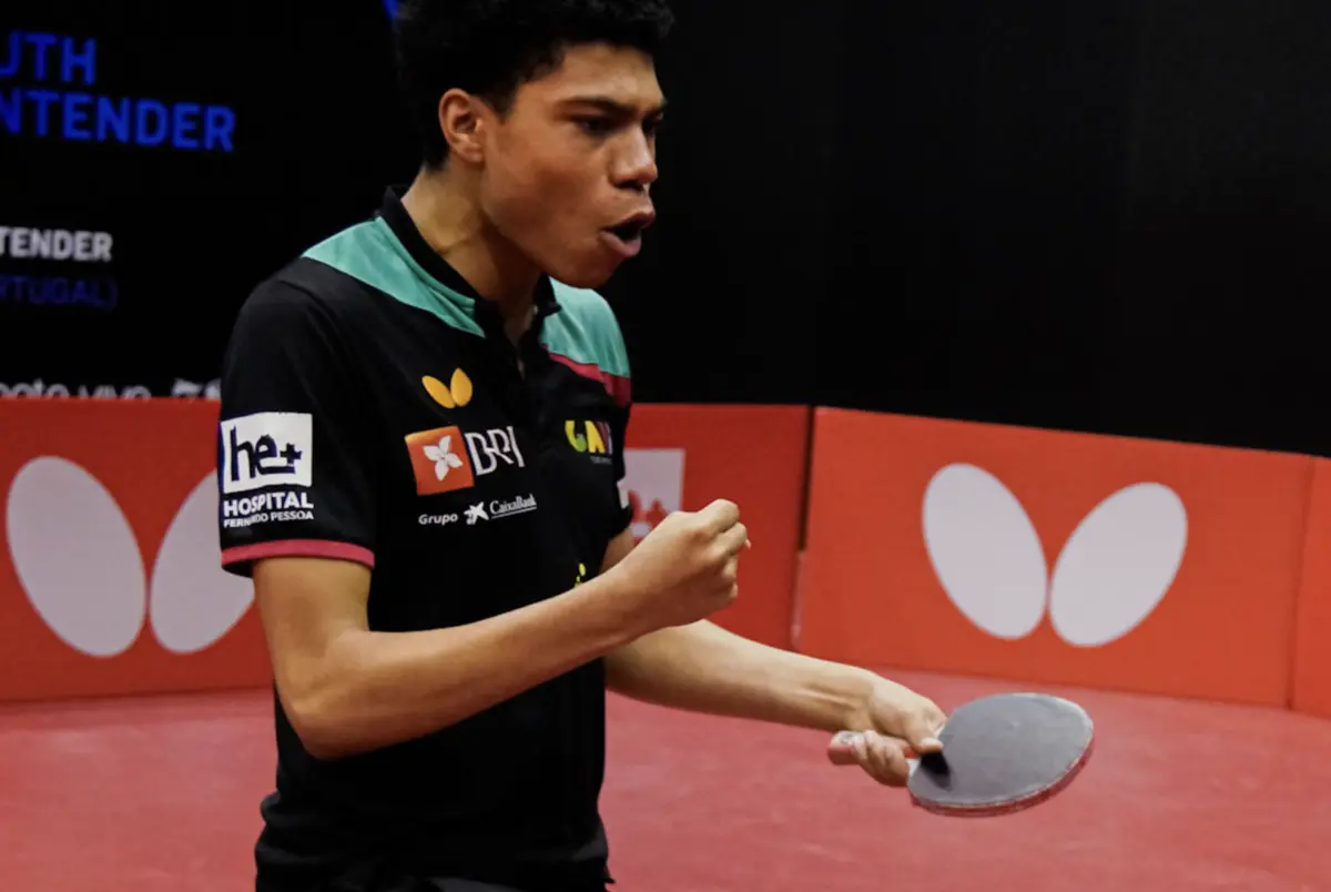 Tiago Abiodun (Fotografia: Federação Portuguesa de Ténis de Mesa)