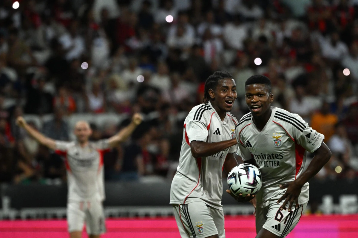 Florentino marcou frente ao Nice (Créditos: AFP)