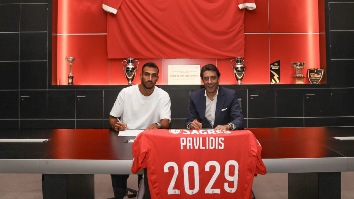 Pavlidis (créditos: Benfica)