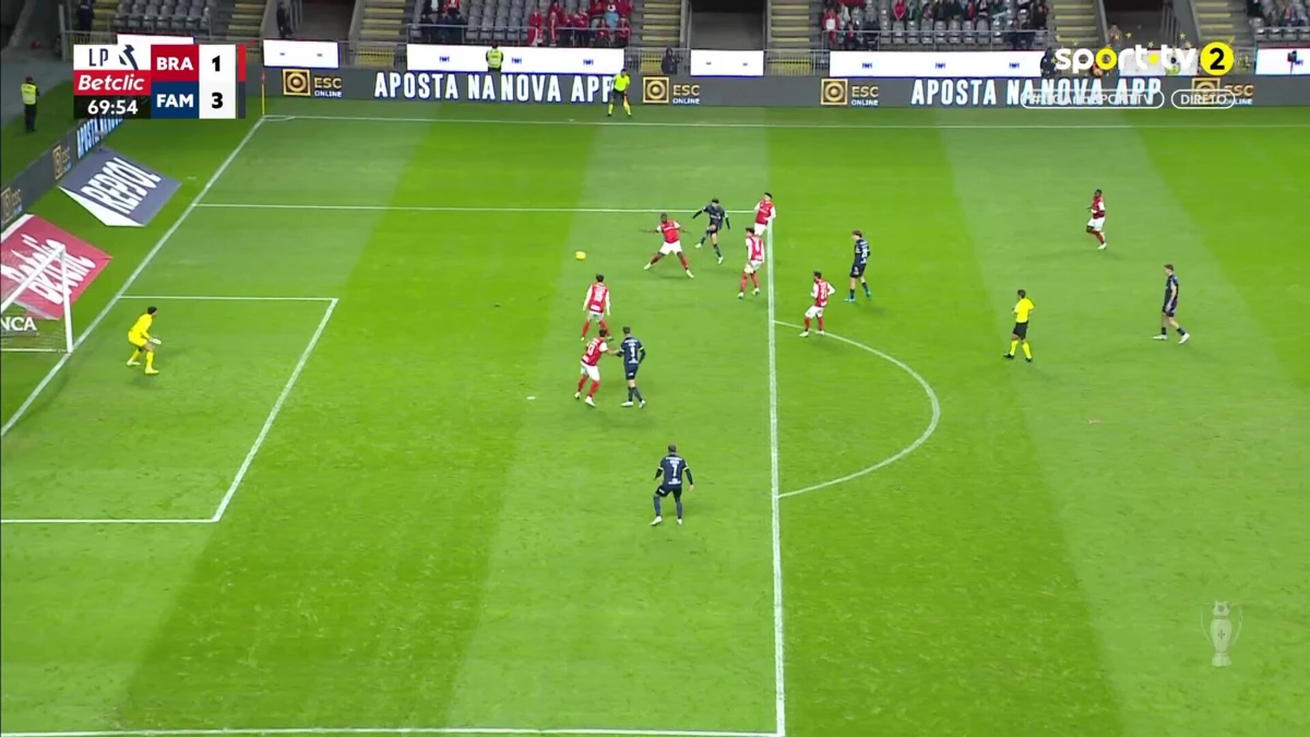 Imagem de contexto do artigo Veja o golaço de Gil Dias no Braga-Famalicão