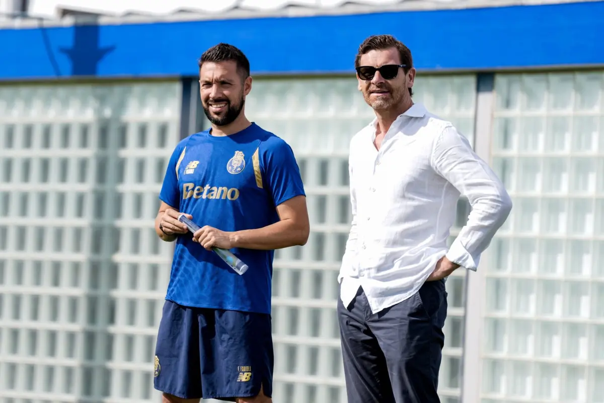 Farioli e Villas-Boas (créditos: FC Porto)