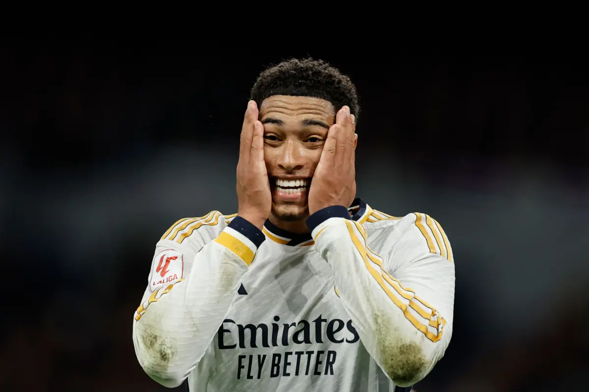 Imagem de contexto do artigo Jude Bellingham salienta um tópico em que está a "desiludir" no Real Madrid