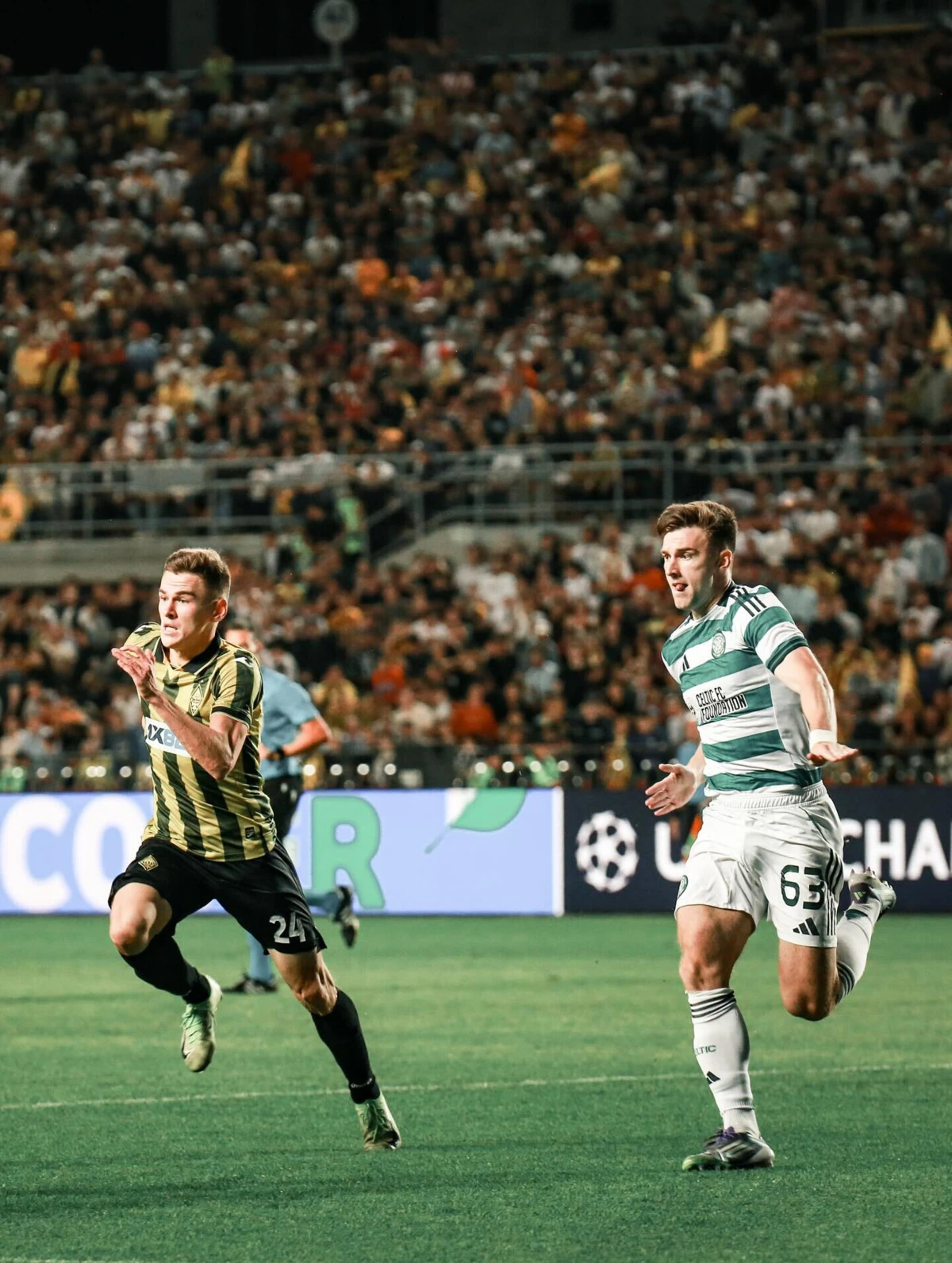 Imagem de contexto do artigo Liga dos Campeões: Kairat, Pafos e Bodo/Glimt qualificam-se, Celtic eliminado