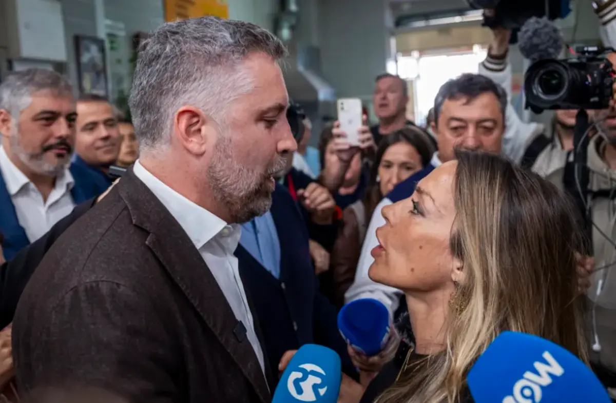 Pedro Nuno Santos e Joana Amaral Dias (Créditos: José Sena Goulão/Lusa)