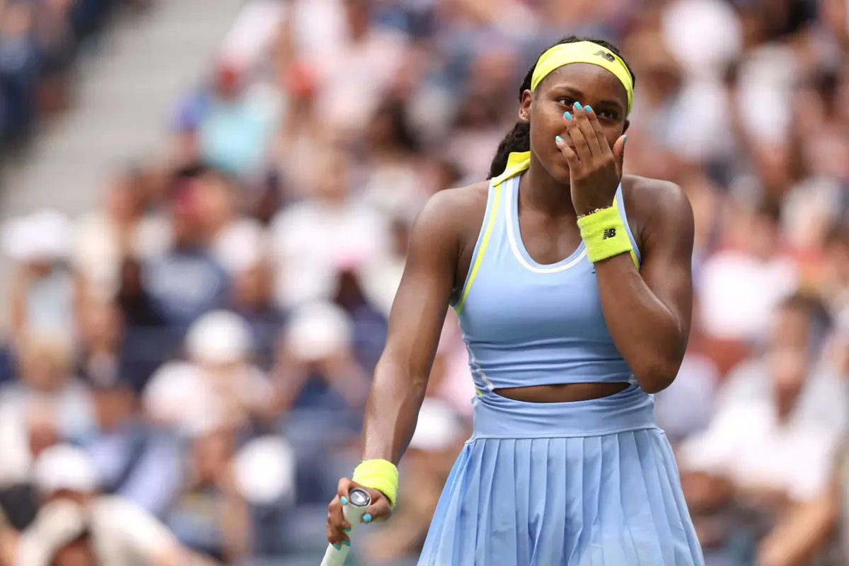 Coco Gauff (créditos: MATTHEW STOCKMAN / GETTY IMAGES NORTH AMERICA / Getty Images via AFP)