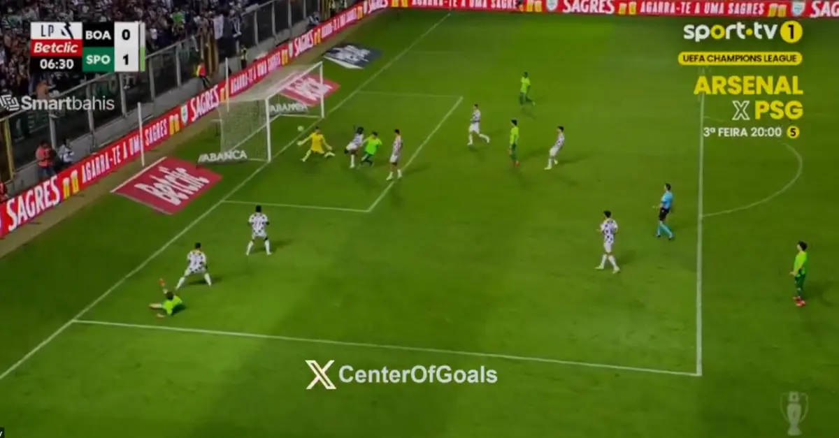 Imagem de contexto do artigo Gyokeres coloca Sporting em vantagem frente ao Boavista: eis o golo