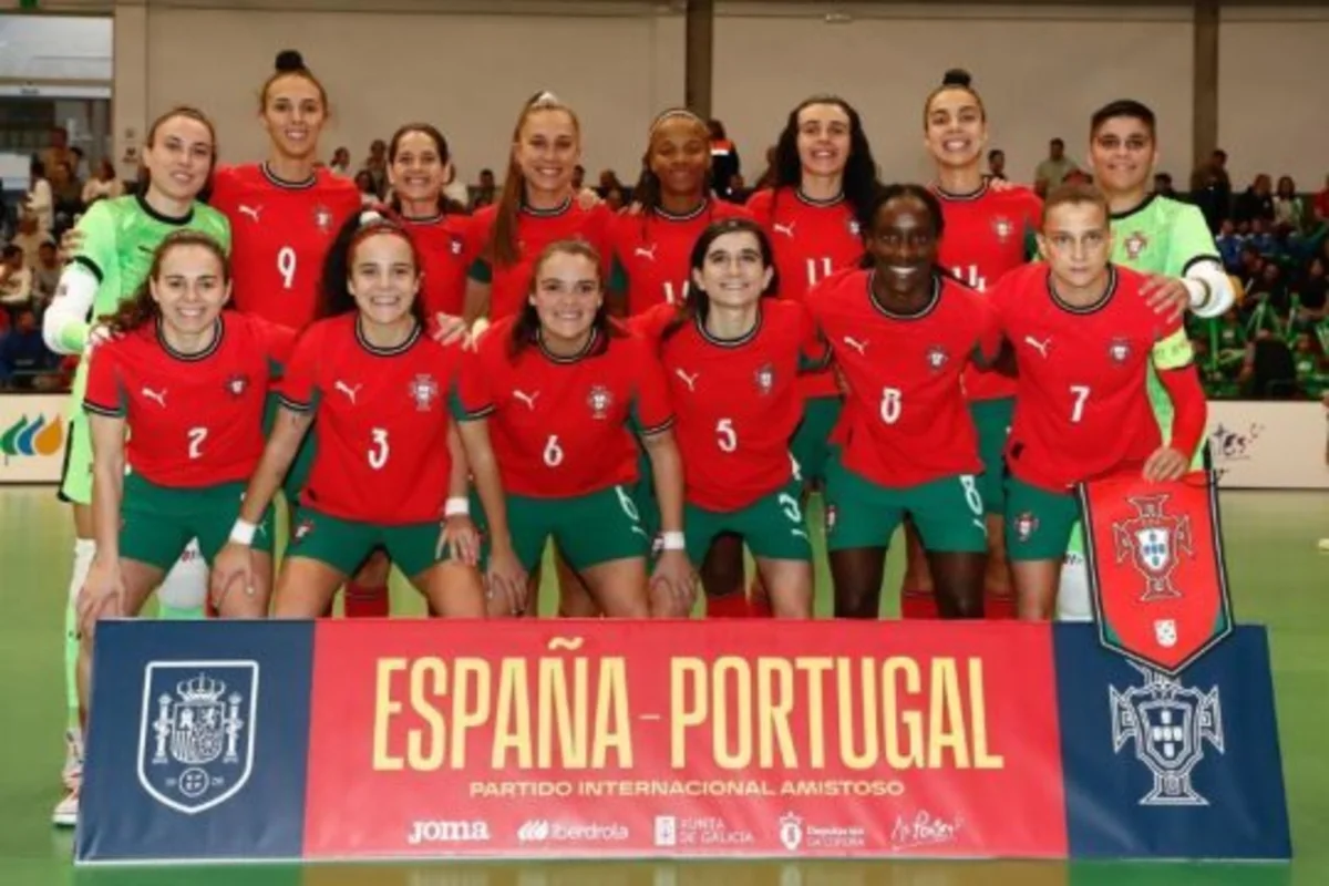 A seleção portuguesa feminina de futsal