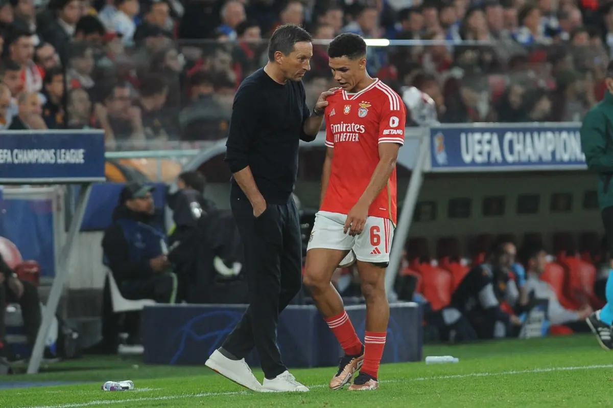 Roger Schmidt e Alexander Bah