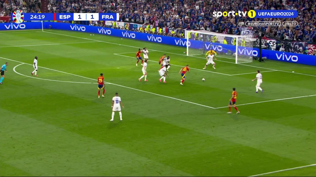 Imagem de contexto do artigo Espanha vira o jogo contra a França em apenas cinco minutos. Ora veja