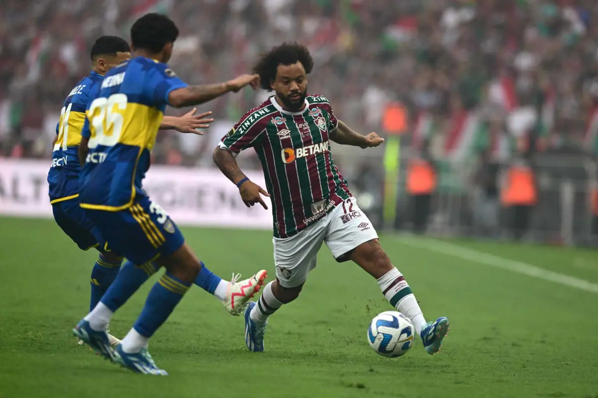 Marcelo, jogador do Fluminense (Fotografia; AFP)