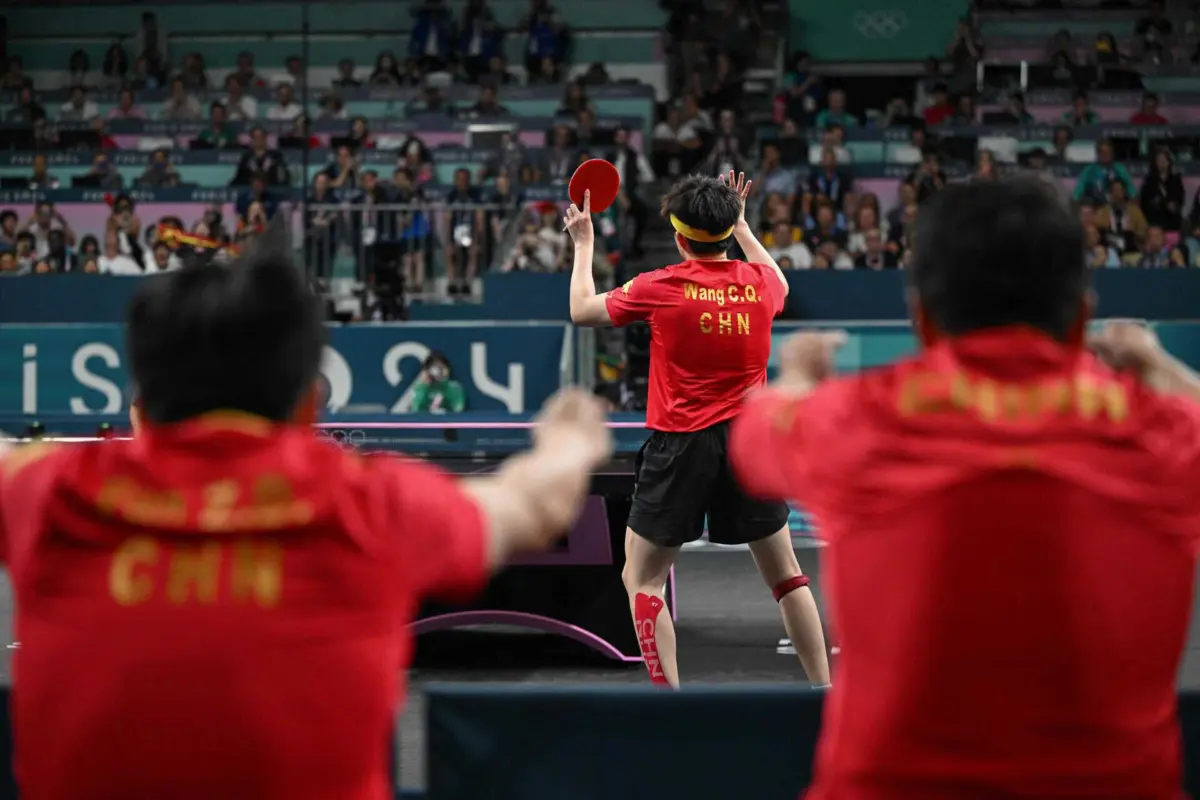Ténis de mesa: China revalida título olímpico em Paris'2024