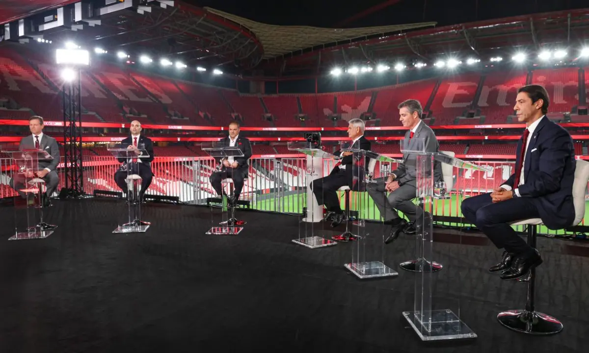 Debate na BTV com os seis candidatos à presidência do Benfica