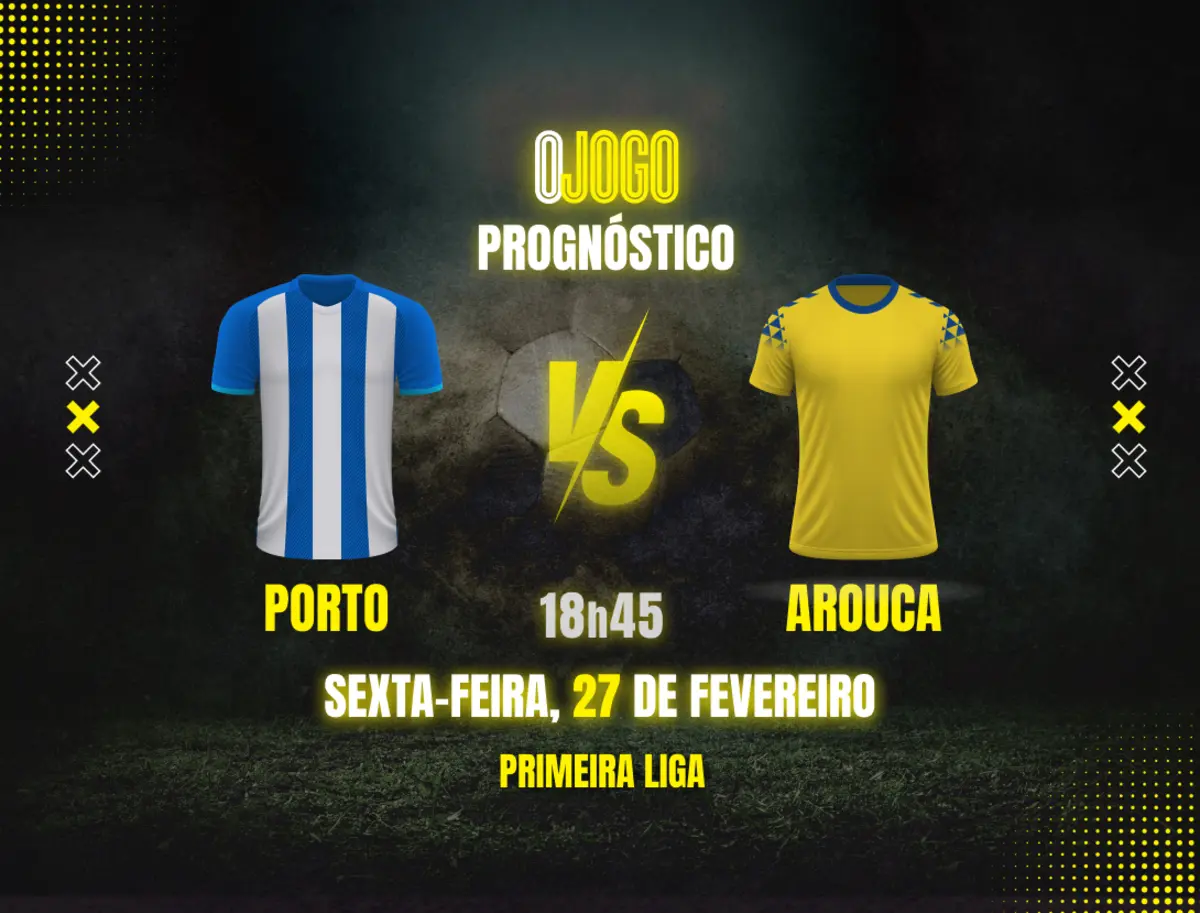 Imagem de contexto do artigo Prognóstico Porto vs Arouca: Dicas - Primeira Liga