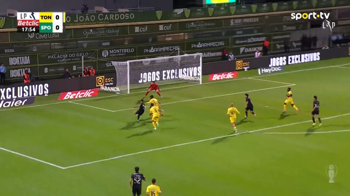 Imagem de contexto do artigo A classe de Suárez no lance que colocou o Sporting a vencer em Tondela