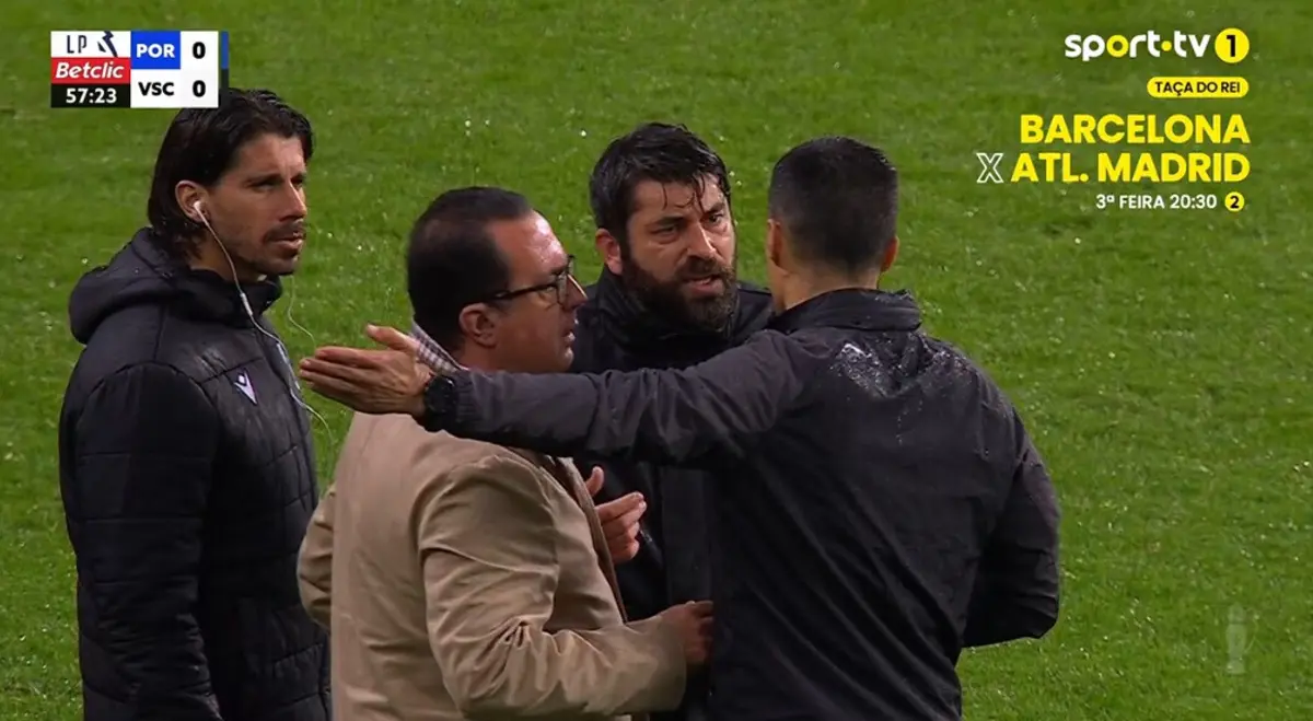 Luís Freire expulso (créditos: Sport TV)