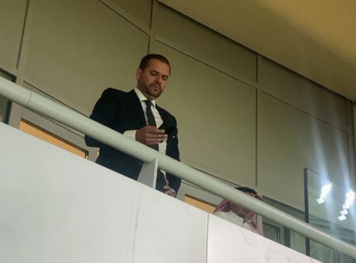 Rui Pedro Braz a assistir ao Al Ahli-Al Hilal