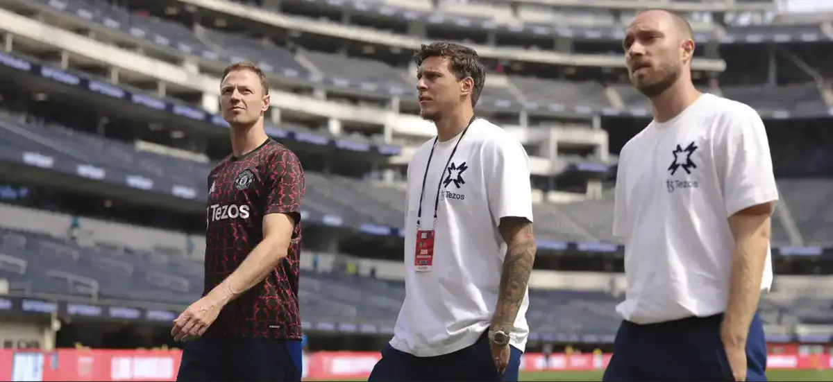 Imagem de contexto do artigo Manchester United anuncia três saídas, com um ex-Benfica na lista