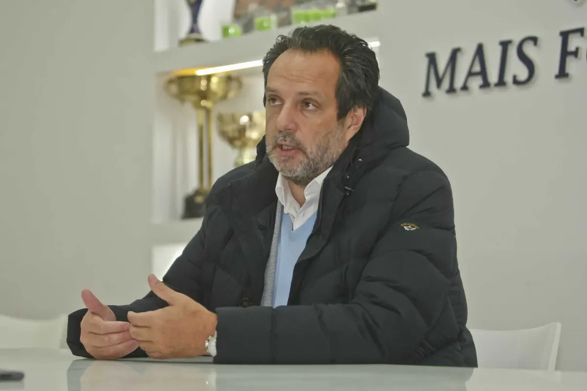 José Manuel Soares, presidente do Valadares Gaia (Fotografia: José Carmo/Global Imagens)