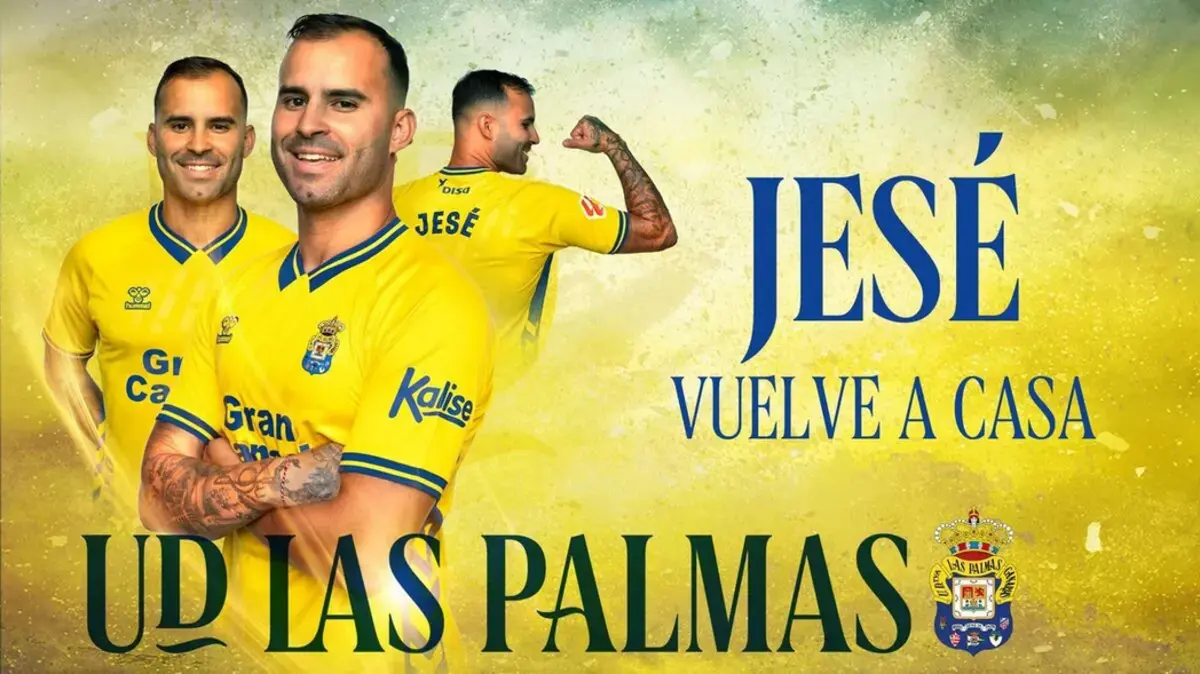 Imagem de contexto do artigo Oficial: Jesé volta ao Las Palmas com o salário mínimo