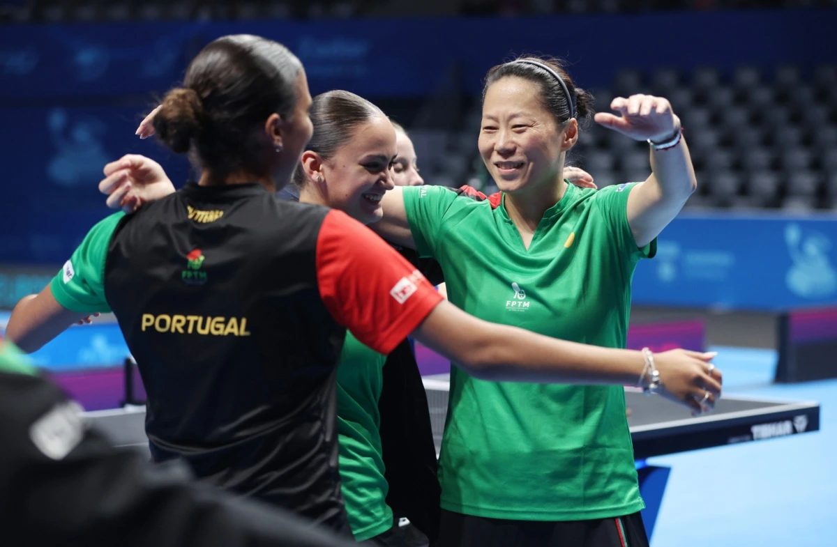 Imagem de contexto do artigo Seleção portuguesa feminina garante medalha no Europeu de ténis de mesa