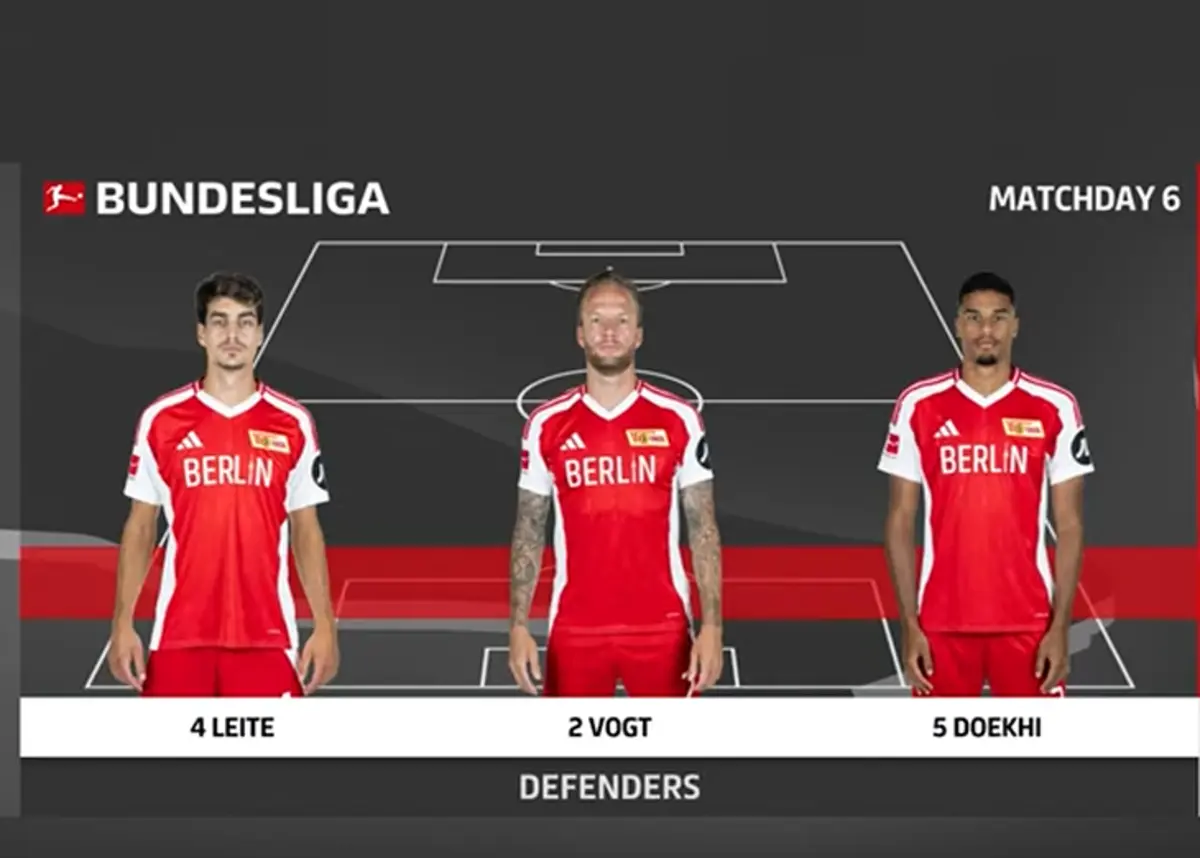 Imagem de contexto do artigo Diogo Leite foi titular na vitória do Union Berlim diante do Dortmund. Assista ao resumo