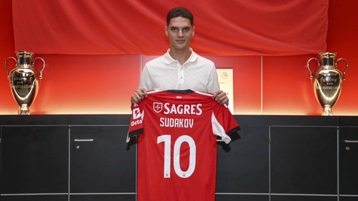 Sudakov foi contratado ao Shakhtar (Créditos: Benfica)