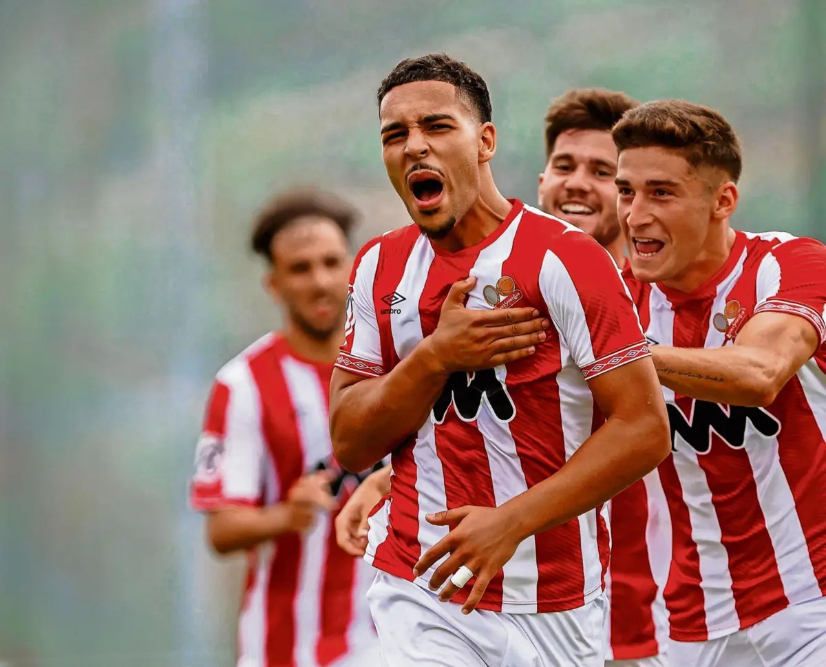 Imagem de contexto do artigo Goleador da Liga Revelação: "Estou sempre atento, sou um jogador chatinho"