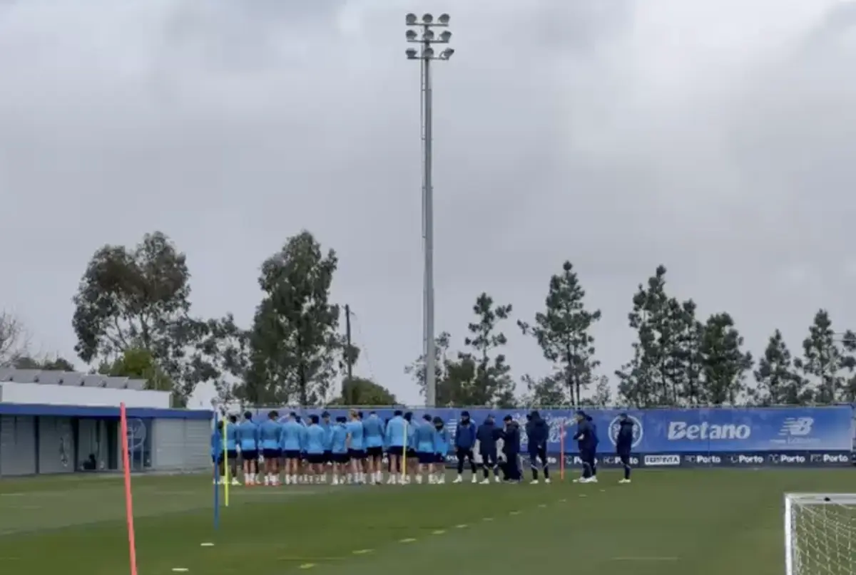 Imagem de contexto do artigo As notas do último treino do FC Porto antes do duelo com o Viktoria Plzen