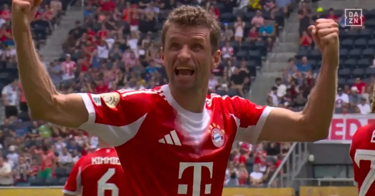 Imagem de contexto do artigo "Hat-trick" de Musiala e bis de Muller fecharam goleada ao Auckland: veja