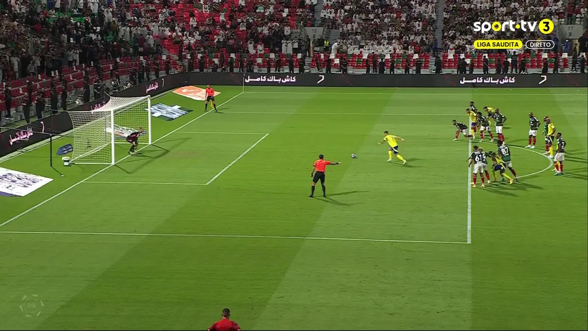 Imagem de contexto do artigo Ronaldo chega aos cinco golos esta época na estreia de Pioli. Ora veja