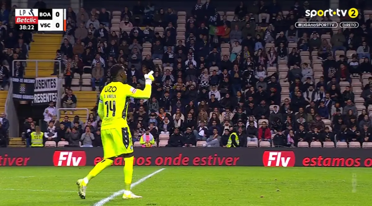 Imagem de contexto do artigo Imagens: insultos racistas a Bruno Varela interromperam o Boavista-Vitória