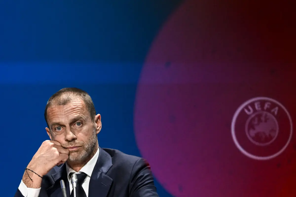 Aleksander Ceferin, presidente da UEFA (créditos: AFP)