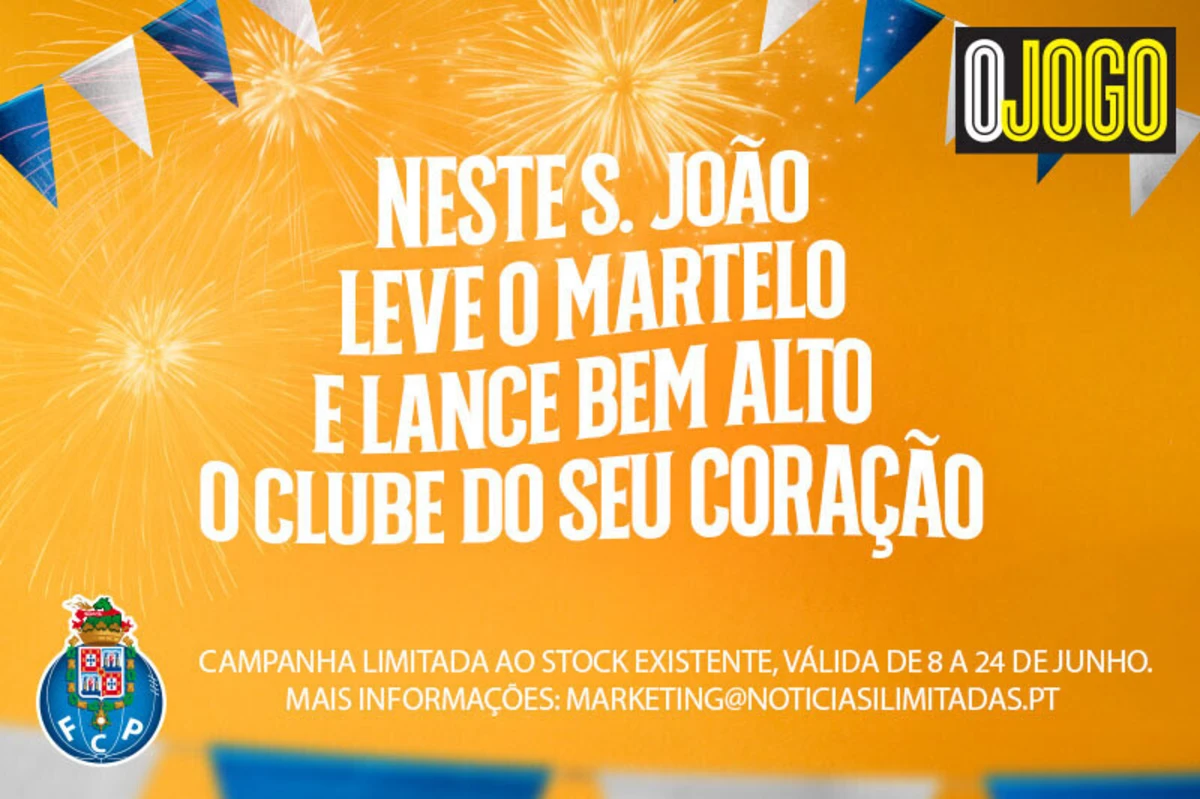 Imagem de contexto do artigo Neste São João, leve o FC Porto até às estrelas!