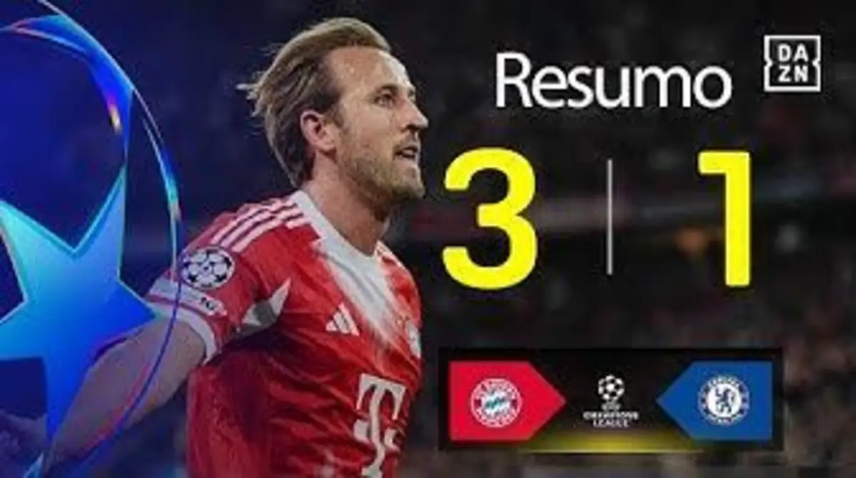 Imagem de contexto do artigo Bayern bate o Chelsea com bis de Kane. Veja o resumo