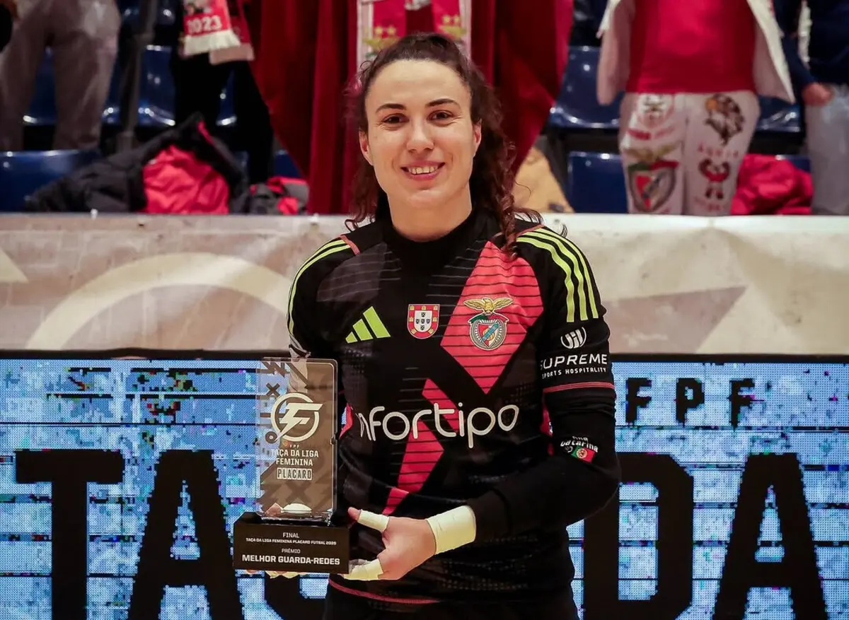 Ana Catarina eleita a melhor guarda-redes da Taça da Liga (créditos: Benfica)