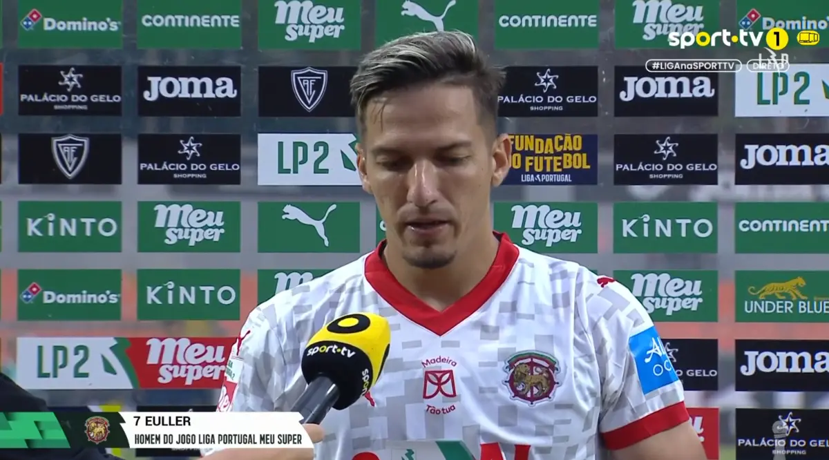 Imagem de contexto do artigo Euller emocionado: brilha pelo Marítimo e dedica o prémio ao avô