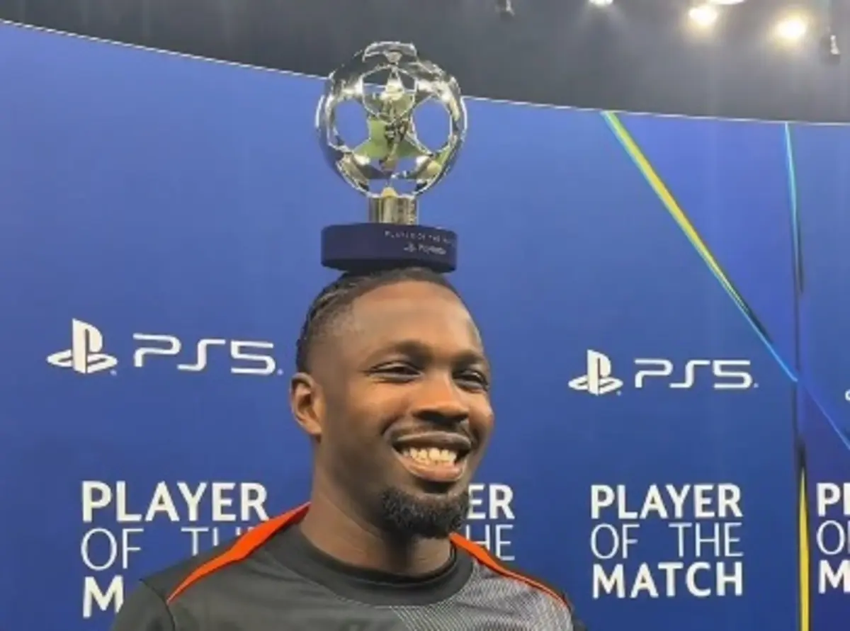 Imagem de contexto do artigo Thuram recebeu prémio na Champions e foi original no festejo. Ora veja