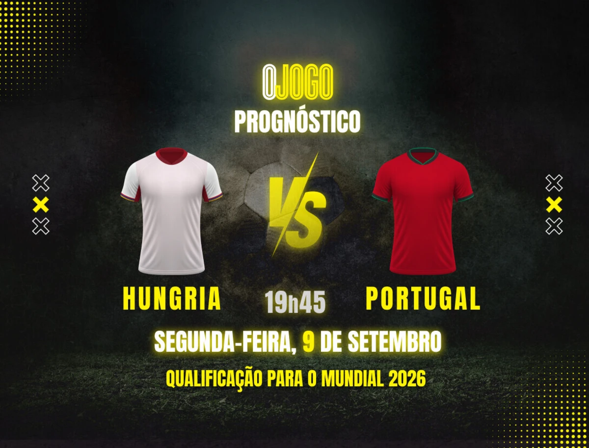 Imagem de contexto do artigo Prognóstico Hungria vs Portugal: Odds e Dicas de Apostas