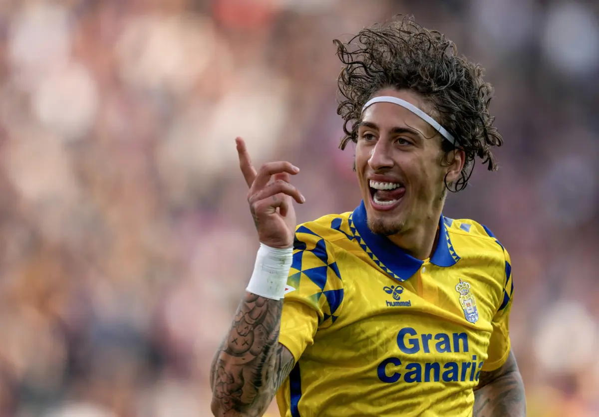 Fábio Silva, avançado português do Las Palmas