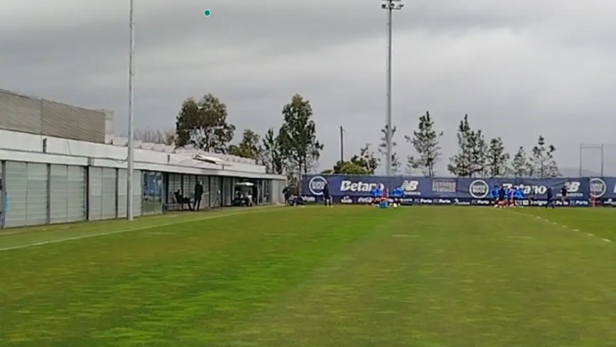 Imagem de contexto do artigo Jorge Costa e Zubizarreta no último treino do FC Porto antes do Olympiacos