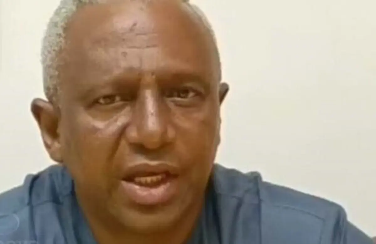 O antigo presidente da Federação de Futebol da Guiné-Bissau, Manuel Irénio Nascimento Lopes (créditos: YouTube/Rádio Voz do Povo)