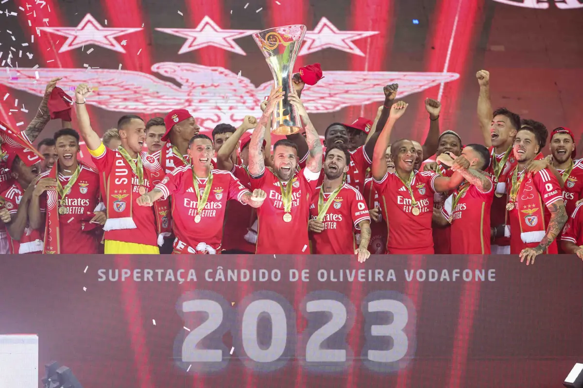 Benfica venceu a Supertaça em 2023 (créditos: Tony Dias/Global Imagens)