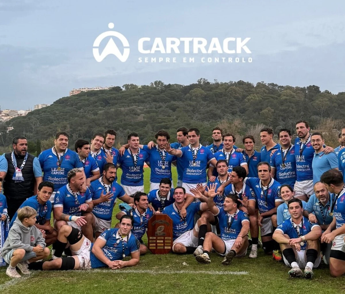 Belenenses festeja Supertaça (créditos: Instagram/cartrackportugal)