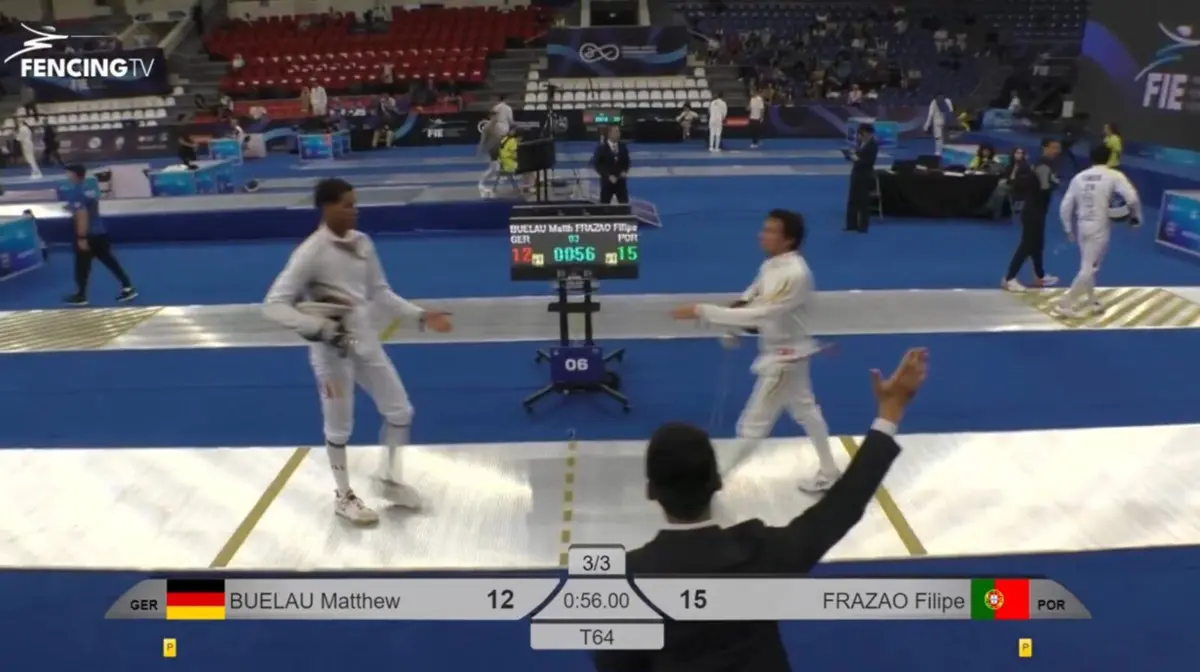 Imagem de contexto do artigo Filipe Frazão 21.º classificado em espada no Mundial de esgrima