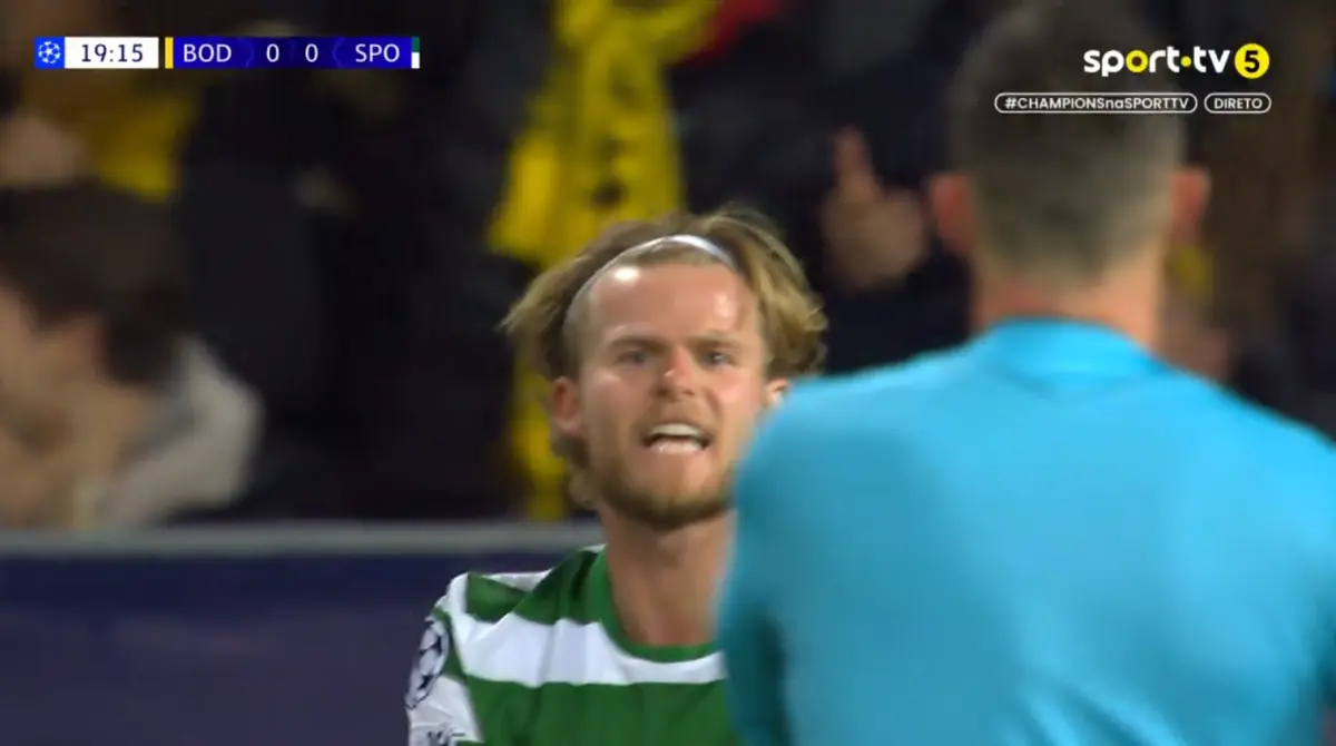 Imagem de contexto do artigo Hjulmand vê amarelo frente ao Bodo/Glimt por protestos