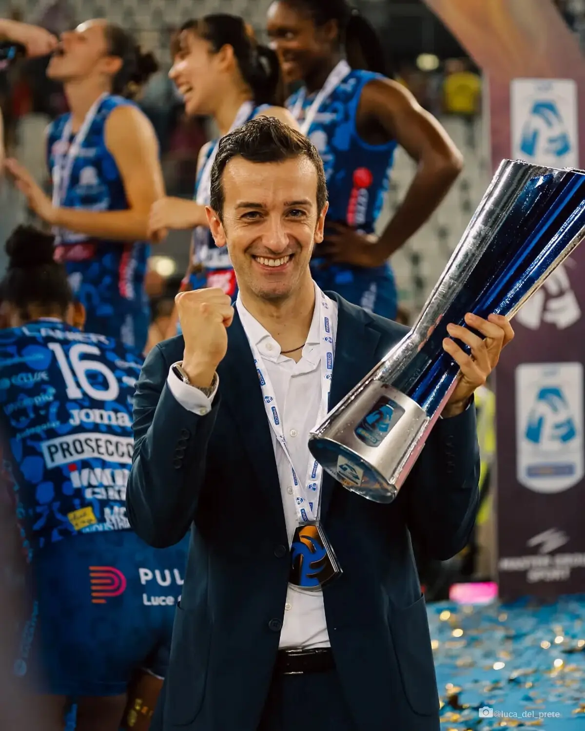 Daniele Santarelli, treinador da equipa feminina italiana de voleibol (créditos: Daniele Santarelli/Instagram)