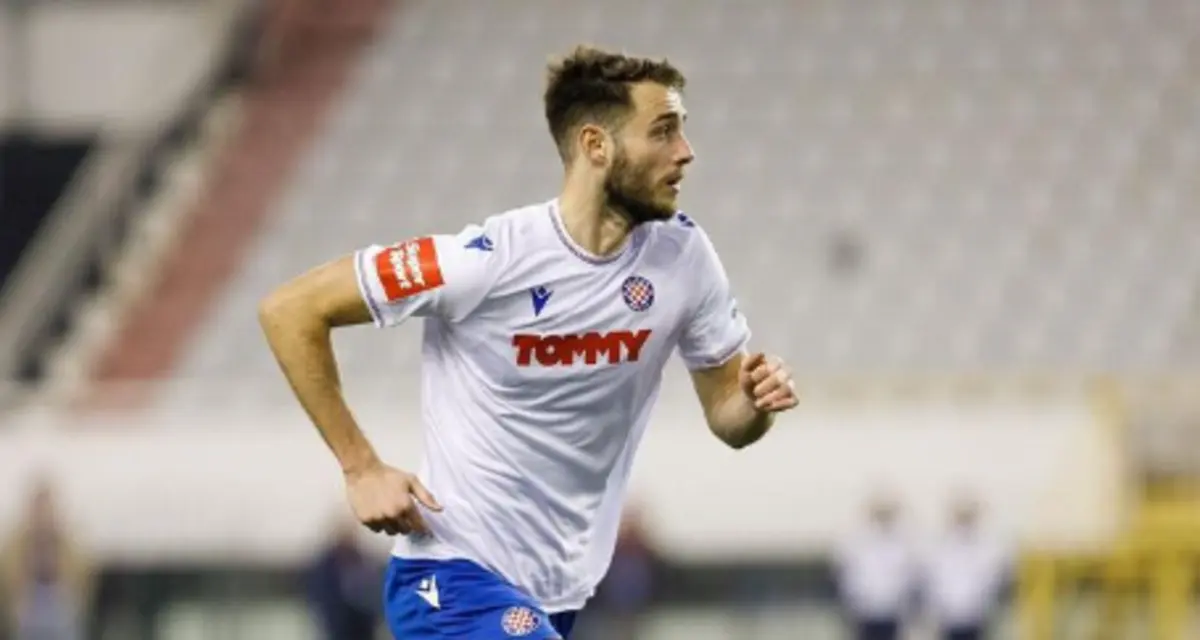 Ferro ao serviço do Hajduk Split (Reprodução: Instagram do jogador)